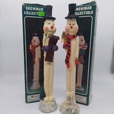 2pc Set | 1994 Windsor Collection Snowman Collectible in original box 12