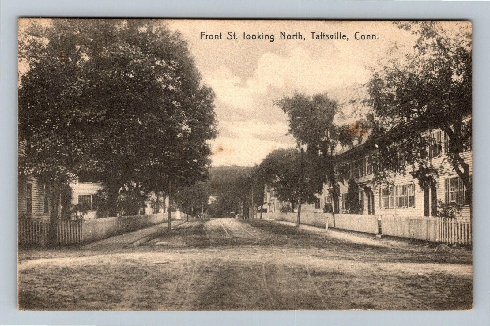 Taftsville CT-Connecticut, Front Street Looking North Vintage Postcard