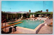 Postcard - California Desert Hot Springs El Myra Lodge Swimming pool 1R picture
