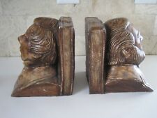 Joseph Smith Brigham Young Ceramic Bookends Vintage picture
