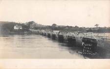 NEWBURY, MA ~ PARKER RIVER BRIDGE, REAL PHOTO PC ~ 1903-06 picture