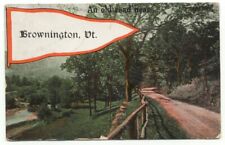 Brownington VT Pennant c1918 Postcard ~ Vermont picture