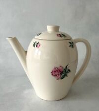 Edwin Knowles Tea Rose Teapot Coffee Pot 52-3 vintage 1950s Exc Cond 40 oz HTF picture