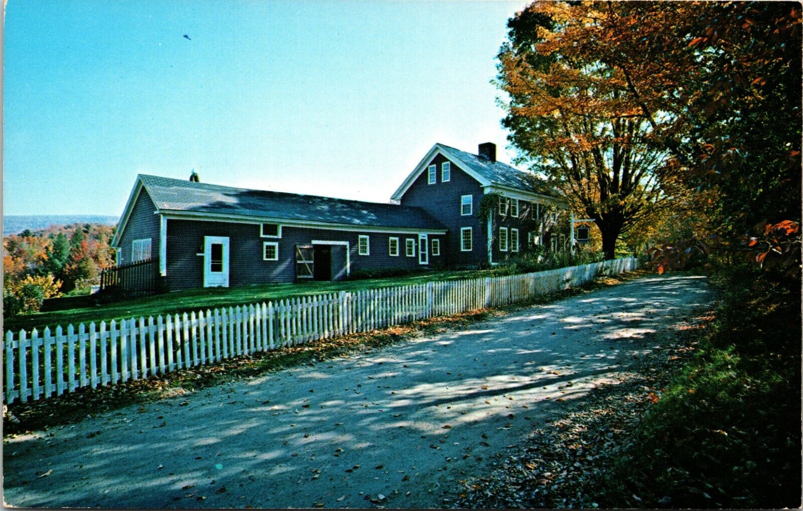 Topping Tavern Museum Shaftsbury Vermont Vintage Postcard