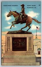 Wilmington Delaware~Rodney Square~Caesar Rodney Monument~City Hall~Linen PC picture