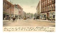 Postcard Merchants Row Rutland VT Vermont 1906 picture