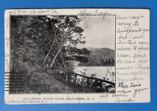 BELVIDERE NEW JERSEY NJ DELAWARE RIVER UDB POSTCARD Private Mailing Card picture