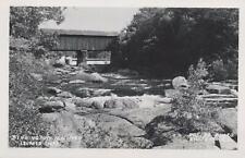 RPPC Postcard Covered Bridge Bennington NH  picture