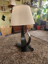 Heavy Large Hubbardton Forge Cast Iron Table Lamp Buffet Lamp  picture