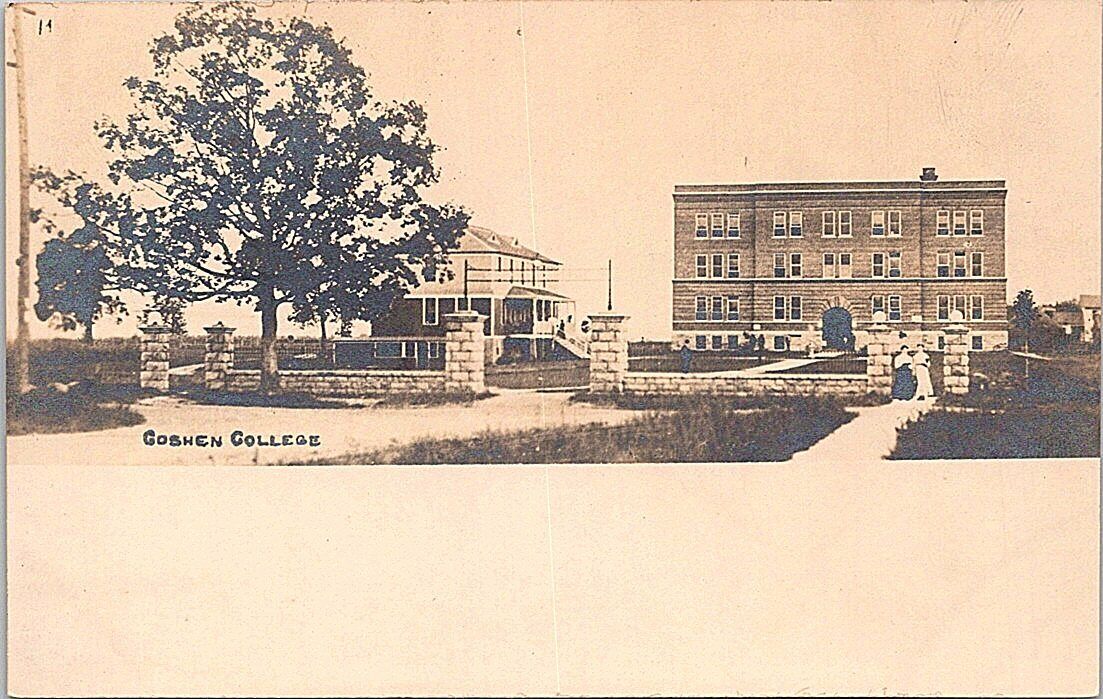 Indiana RPPC Goshen College 1910s
