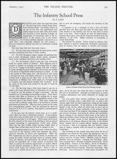 1923 Fort Benning Georgia Photos US Army Infantry School Press Article Print Ad picture
