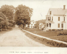 North Brookfield Massachusetts South Main Street Real Photo Postcard RPPC picture