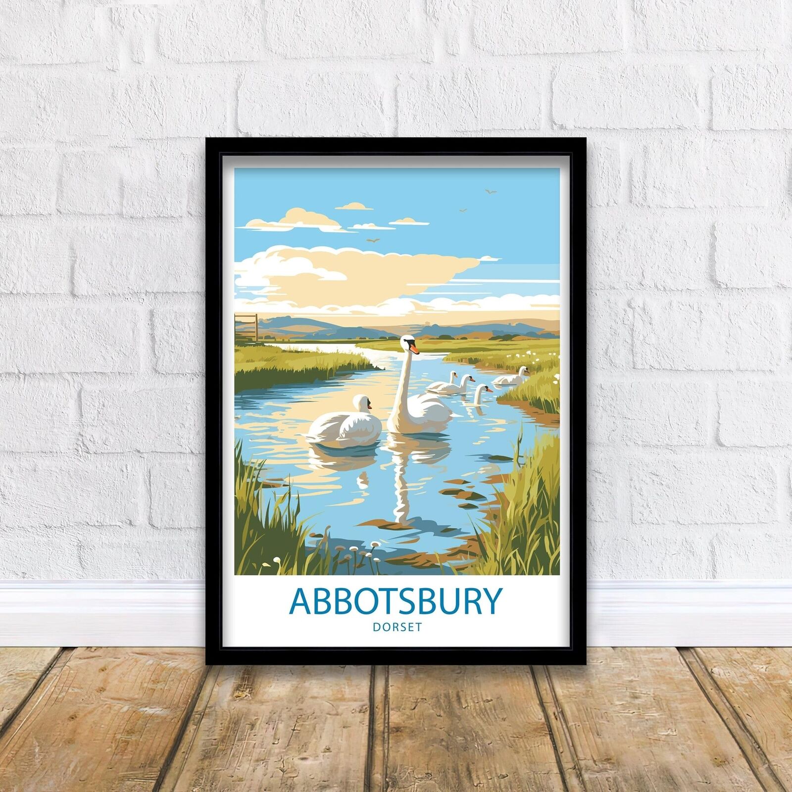 Abbotsbury Print Abbotsbury Dorset Poster