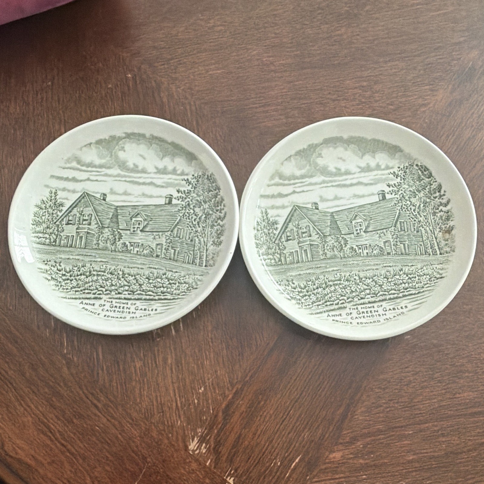 Two Anne of Green Gables Cavendish P.E.I. Souvenir Plates Two Anne of Green Gables Cavendish P.E.I. Souvenir Plates