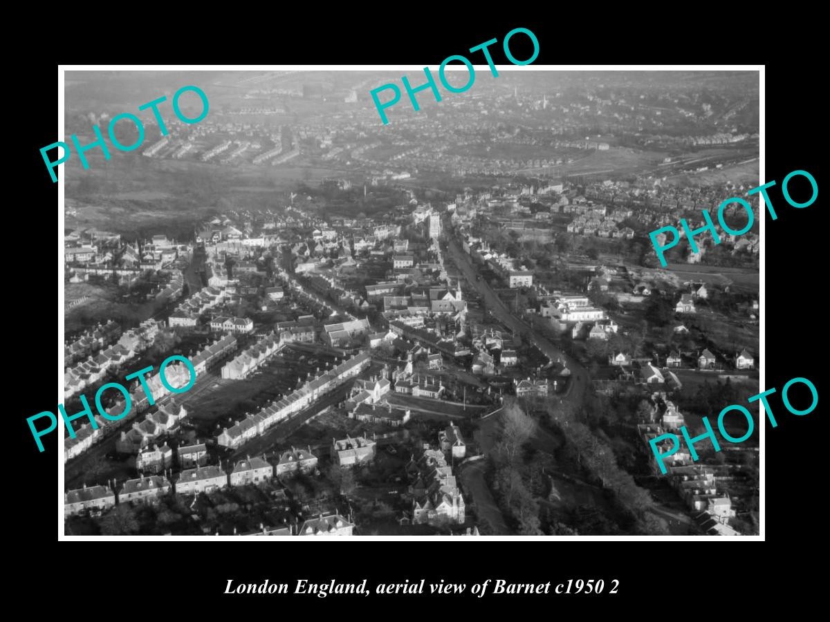 London England Aerial View Of Barnet c1950 2 Old Large Historic Photo London England Aerial View Of Barnet c1950 2 Old Large Historic Photo