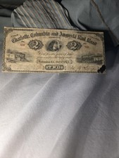 1873 Charlotte, Columbia & Augusta Railroad Company $2