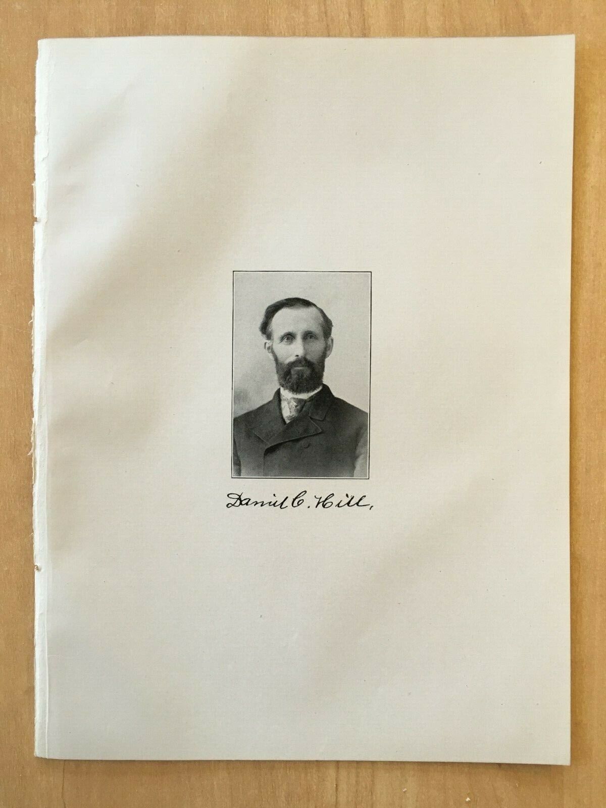 Antique Print 1908 DANIEL CILLEY HILL  Campton & Ashland, New Hampshire NH