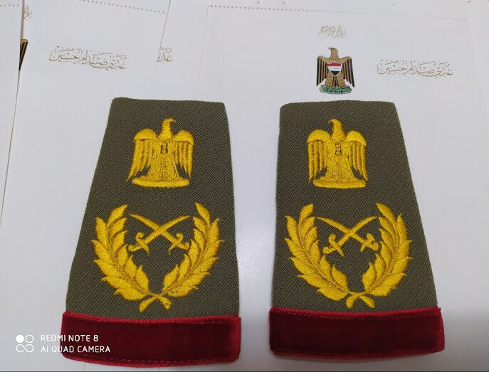 saddam hussein of iraqi  rank Mushir iraq qatar kuwait arab emirates original 