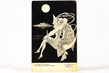 1904 All Halloween Carnival Albany New York Halloween Postcard Radiant Stary Nig picture
