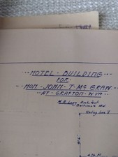 B&O Grafton Blueprints, Hotel, Tower, Coaling, Roundhouse Good Condition picture