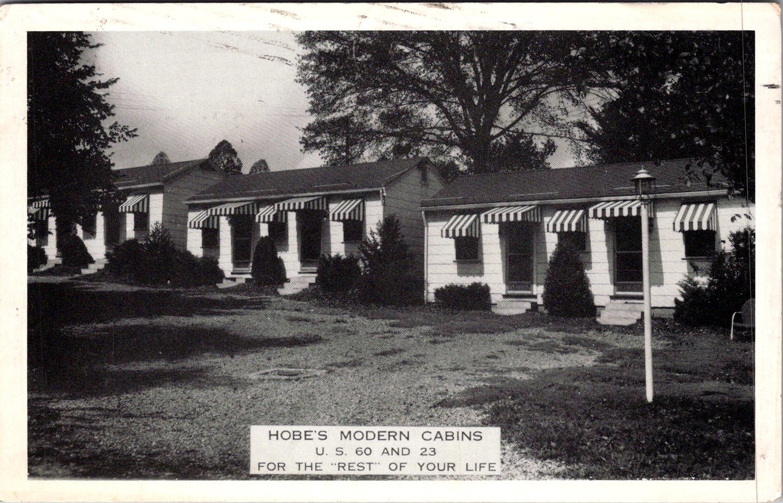 Hobe\'s Modern Cabins Roadside View Albany NY Vintage Postcard 5P18-26 Hobe\'s Modern Cabins Roadside View Albany NY Vintage Postcard 5P18-26