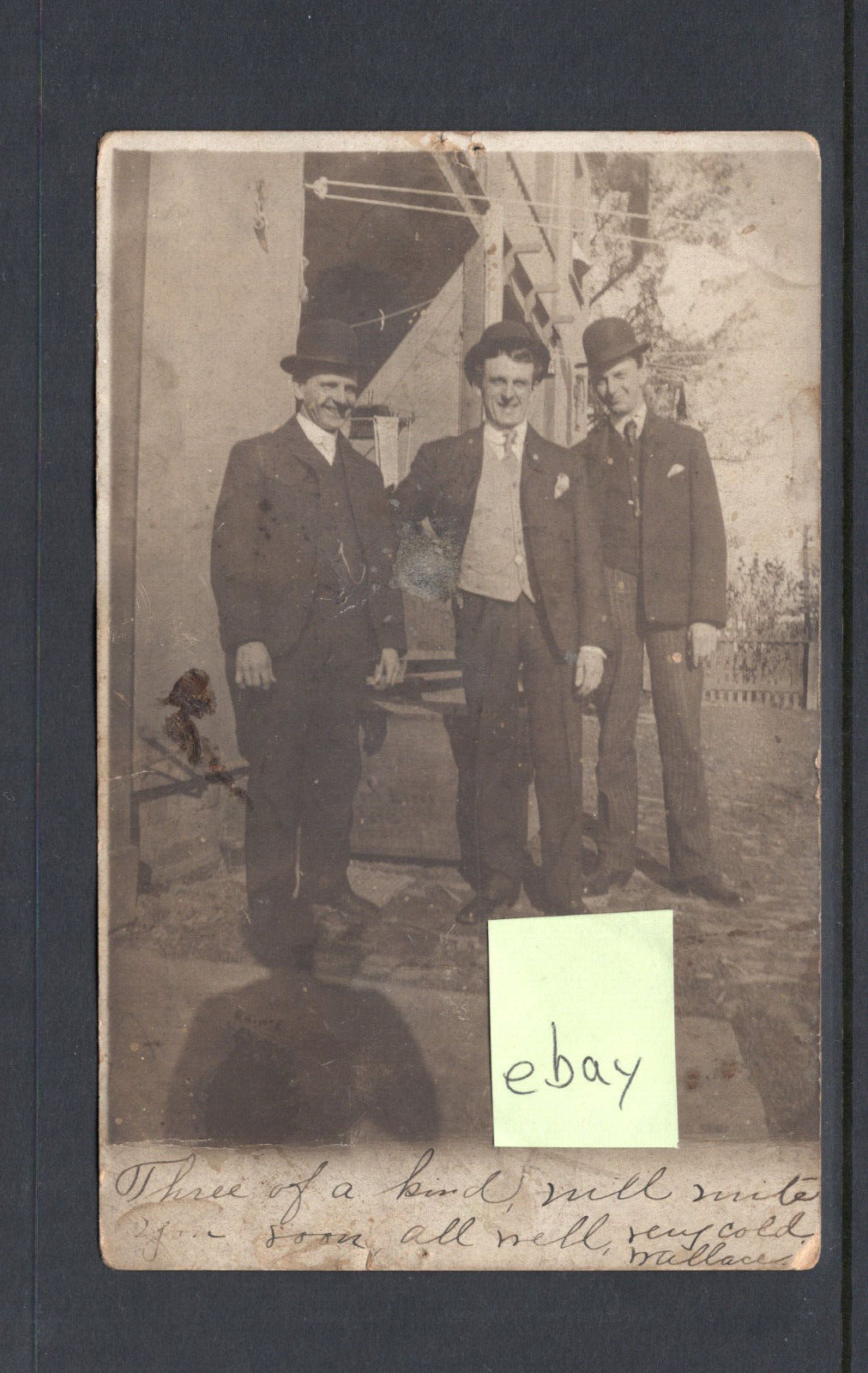 1905 RPPC Postcard, THE TERRY BROTHERS, HARTFORD, CT to RYEGATE, VT