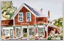 Shelburne Vermont VT Country Store Douglas A Jones Art Postcard c1970s picture