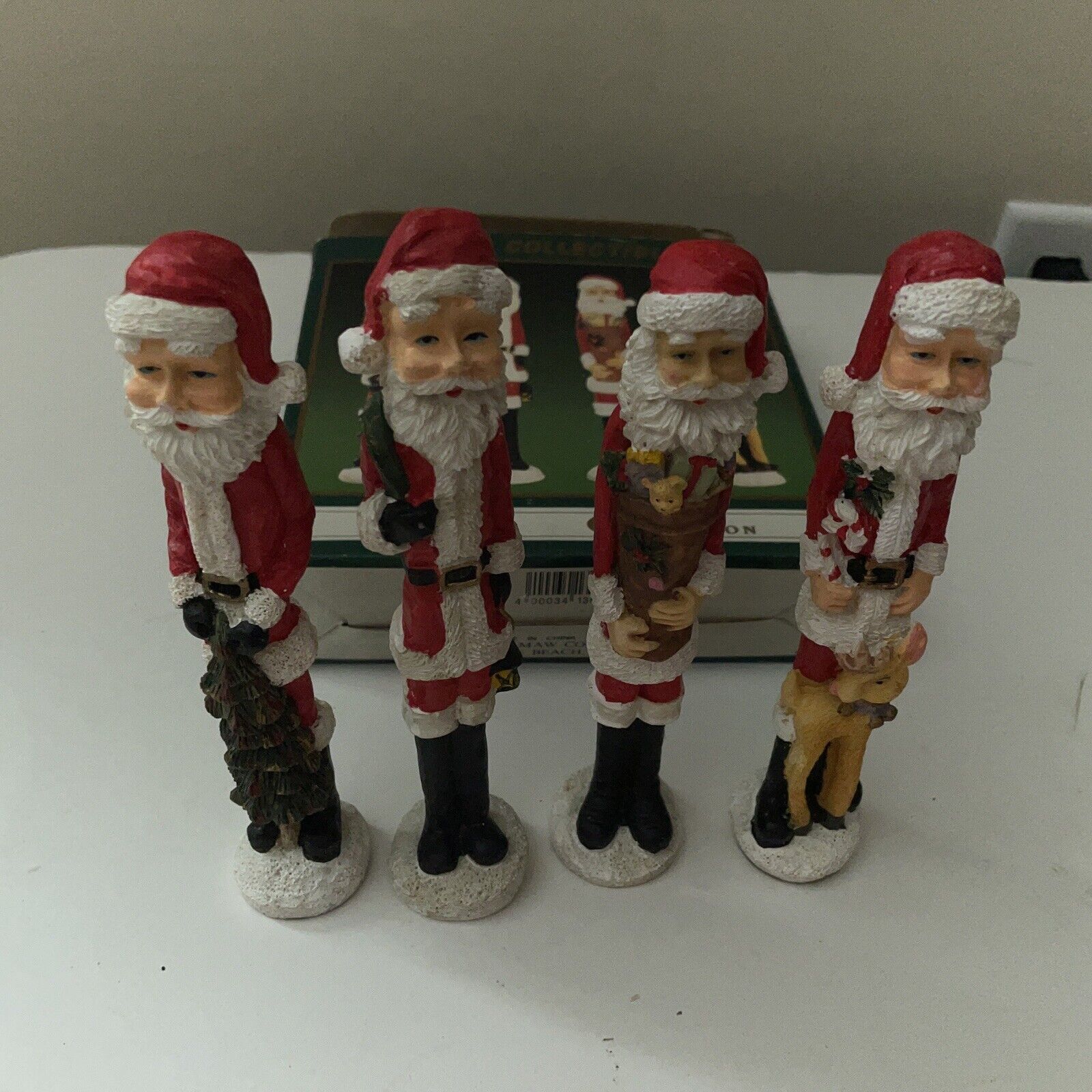 Vintage Santa Windsor Collection  #4 Pencil Santa’s  in original box