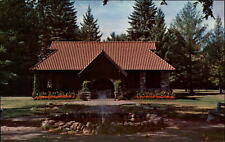 Pavilion Horace Greeley Park Nashua New Hampshire ~ postcard sku511 picture
