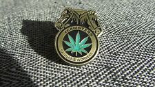 Cannabis Workers Teamsters Union Lapel Pin Marijuana Leaf  NEW picture