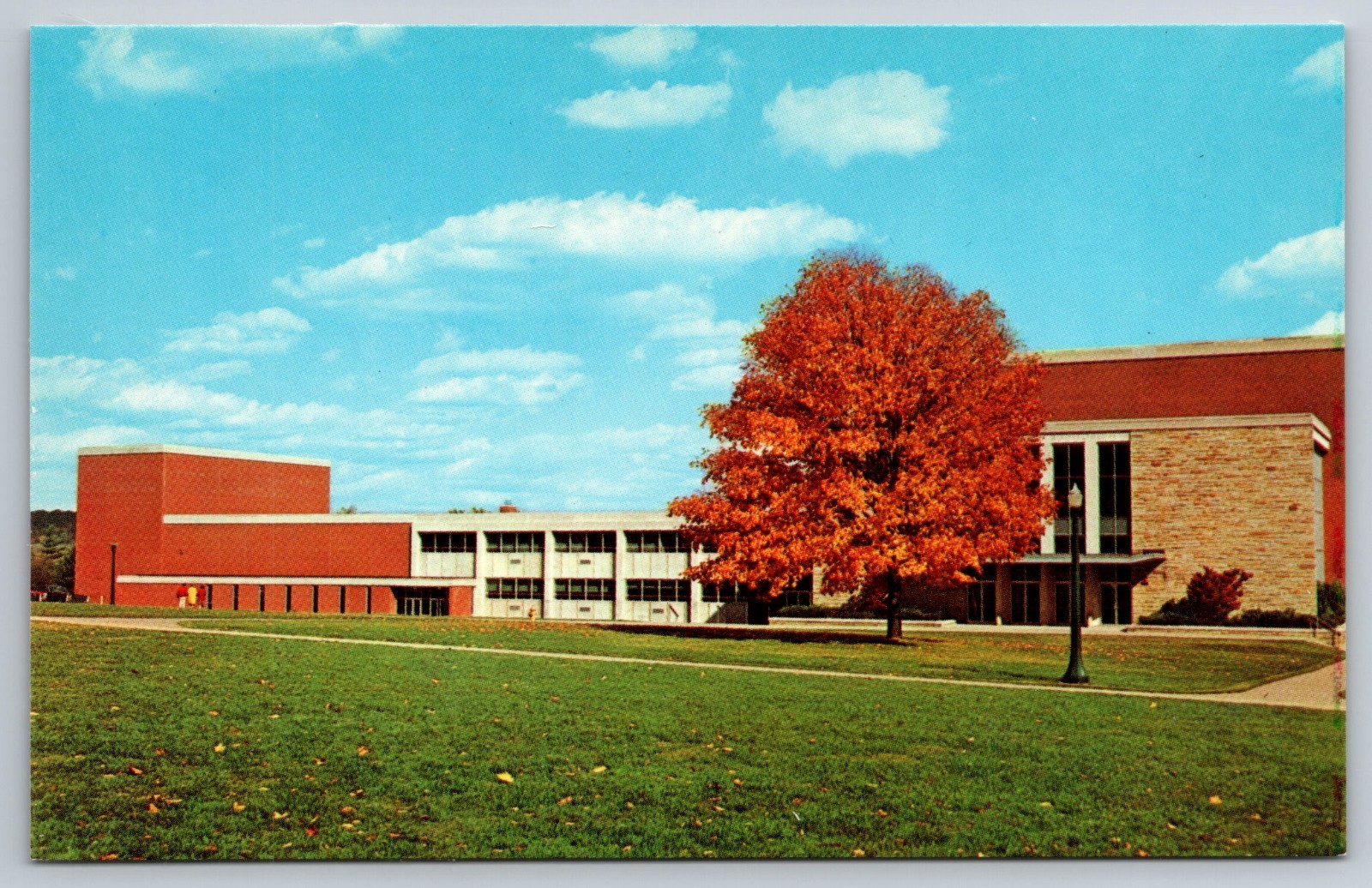 New Wilmington PA Westminster College Arts Science Building Vintage Postcard