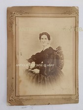 1860s antique PHOTO mount vernon oh NANCY GROVES BROWN FOSTER id'd GENEALOGY picture