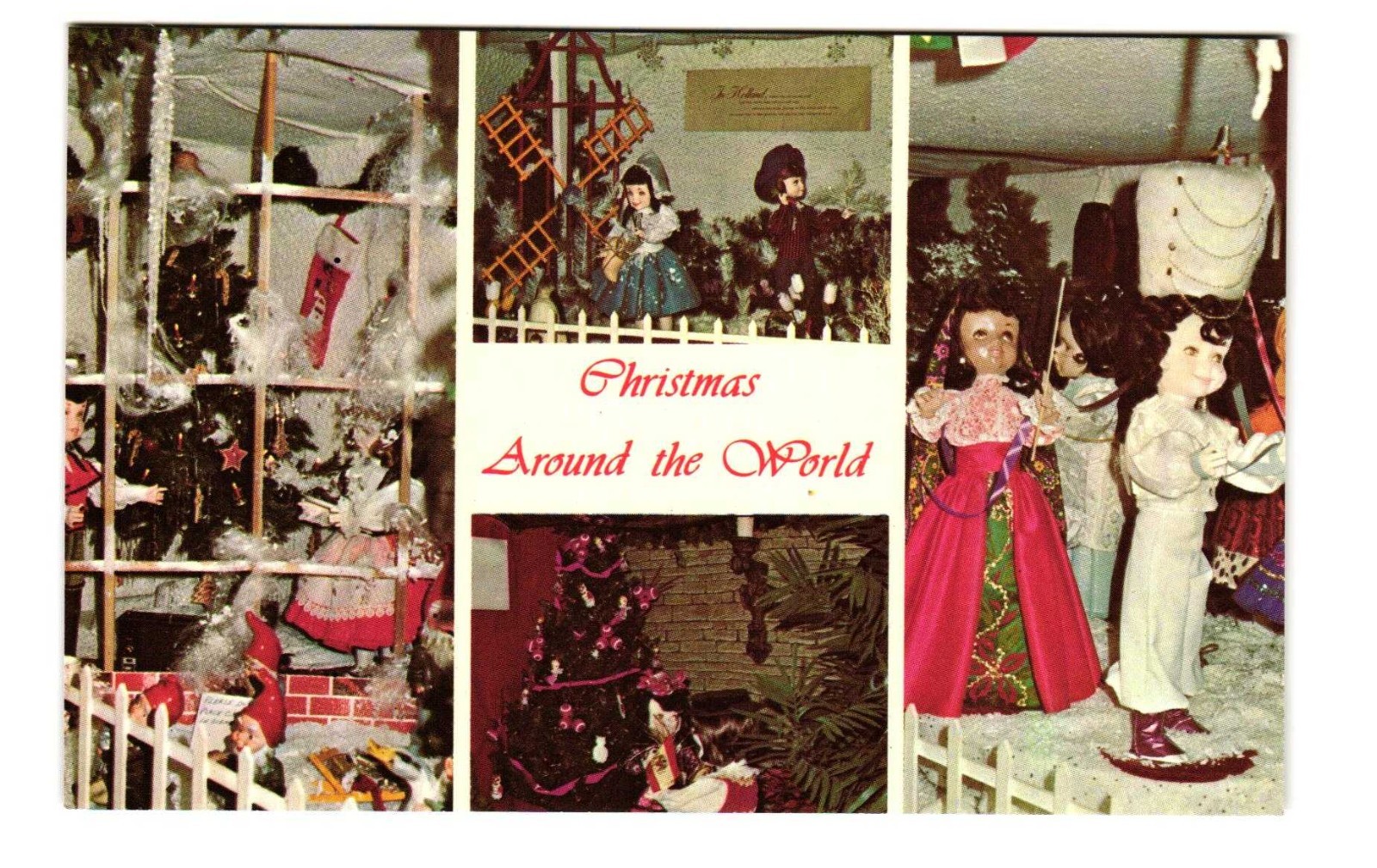 Fairfield Home and Garden Center Fairfield NJ Christmas display VTG postcard Unp Fairfield Home and Garden Center Fairfield NJ Christmas display VTG postcard Unp