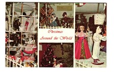 Fairfield Home and Garden Center Fairfield NJ Christmas display VTG postcard Unp picture