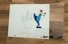 TEX AVERY,  WOLF PRODUCTION CEL  MATCHING PENCIL DRAWING  picture