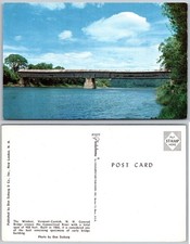 Windsor Cornish Covered Bridge NH Postcard picture