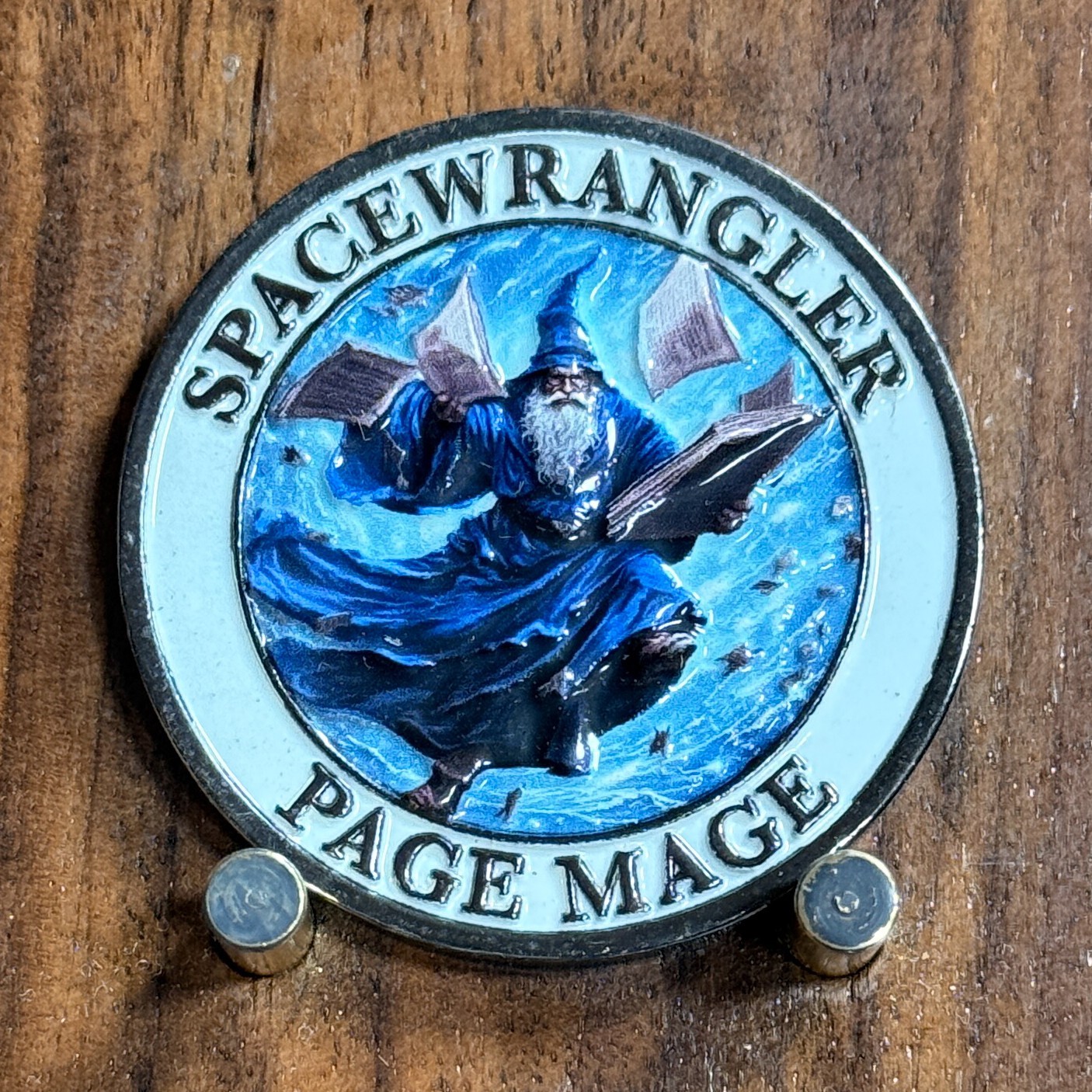 Spacewrangler Page Mage Johns Hopkins APL Challenge Coin W#28 Spacewrangler Page Mage Johns Hopkins APL Challenge Coin W#28