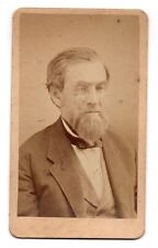 ANTIQUE CDV CIRCA 1870s N.C. SANBORN HANDSOME BEARDED MAN LOWELL MASSACHUSETTS picture