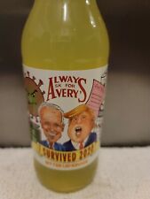 Trump Biden I Survived 2020 Always Ask Avery's Soda Limited Edition Bitter Lemon picture