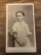 Vintage CDV 1860's Young Girl BRACELETS Jewelry on Arms Barnard Charleston SC  picture