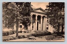 Postcard Bixby Memorial Library Vergennes Vermont picture