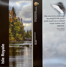 2026 ISLE ROYALE NP - Michigan NATIONAL PARK SERVICE UNIGRID BROCHURE/MAP New picture