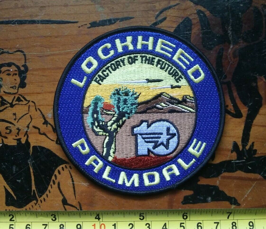 LOCKHEED MARTIN PALMDALE Factory of the Future USAF NASA Collectors Patch