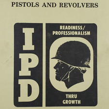 Pistols Revolvers Army Course Book 1980s Fort Benning Infantry School IPD U232 picture