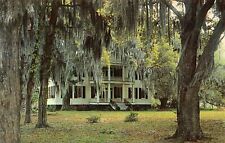 Manning Clarendon County South Carolina Davis House Plantation Vtg Postcard A49 picture