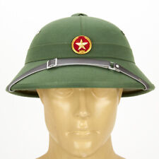 North Vietnamese Army Vietcong Pith Helmet with Red Star Badge picture