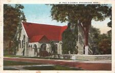 Postcard St Paul's Church Stockbridge MA picture