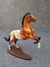 Breyer FLETCHER Collector Club 2018 Glossy Bay Appaloosa Wyatt Horse Figurine picture