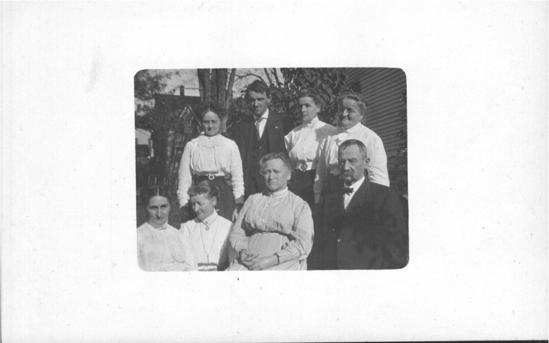 RPPC 1910S North Craftsbury Vermont Family Photo Real Photo postcard
