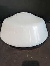 Large Antique Milk Glass School House Ceiling Light Globe ( Giant) picture